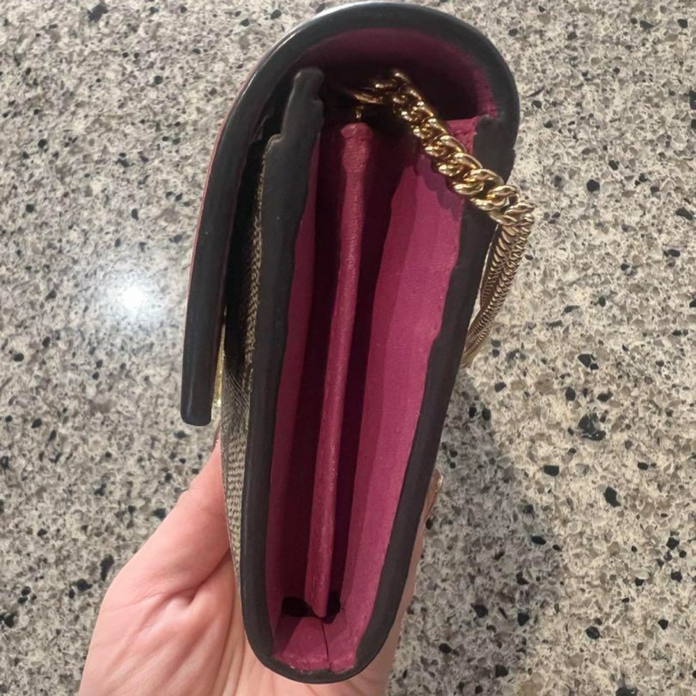 🔥Gucci wallet on chain GG supreme padlock wallet mini purse Gucci bag Gucci woc - Picture 11 of 17